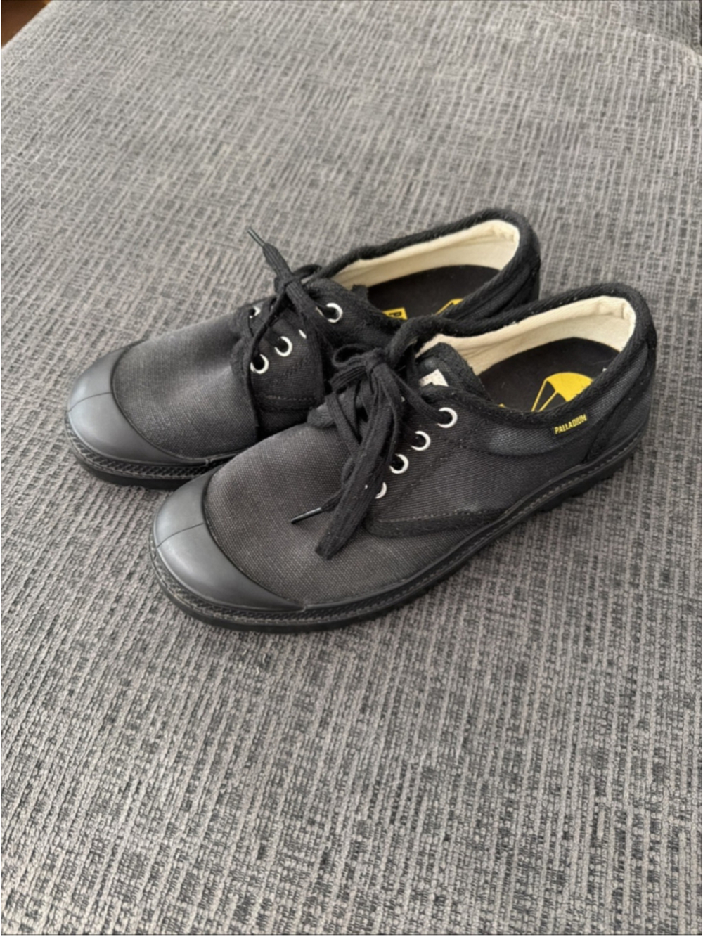 PALLADIUM PAMPA OXFORD ORIGINALE LOW TOP SHOES 9 WOMEN 7.5 MEN’S BLACK 75331